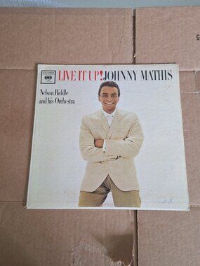 Johnny Mathis live it up lp record